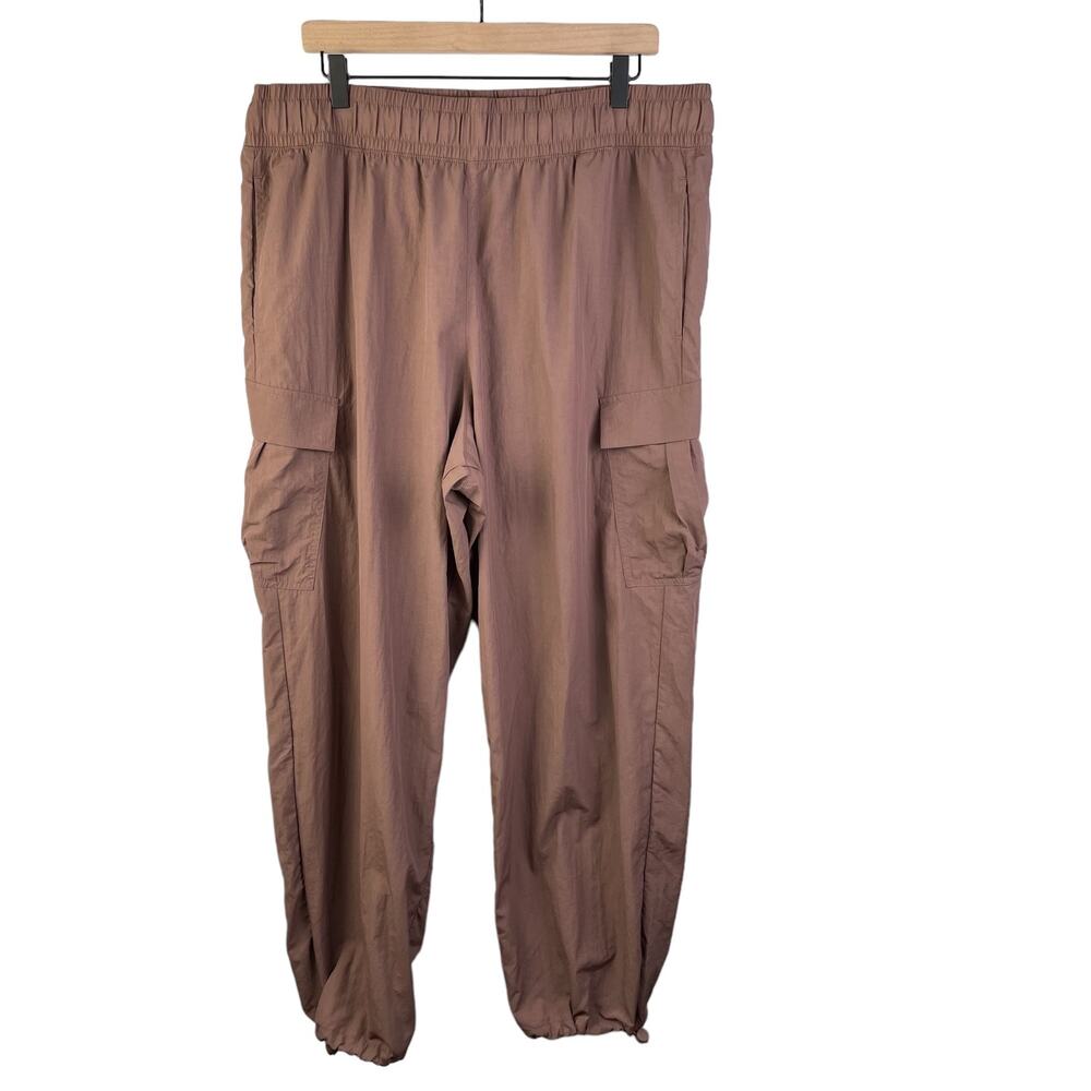 All in Motion Pants Womens XL Baggy Cargo Pullon Elastic Waist Grunge Gorpcore